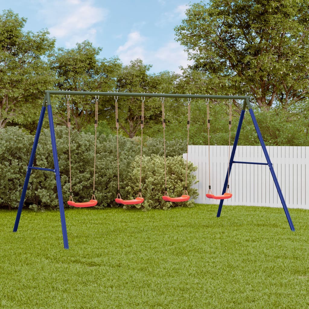 Schaukel-Set Mit Schaukelsitz Kletterschaukel Und Nestschaukel