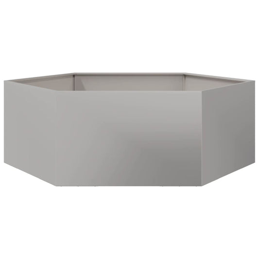 Pflanzkübel Sechseckig 138X120X45 Edelstahl