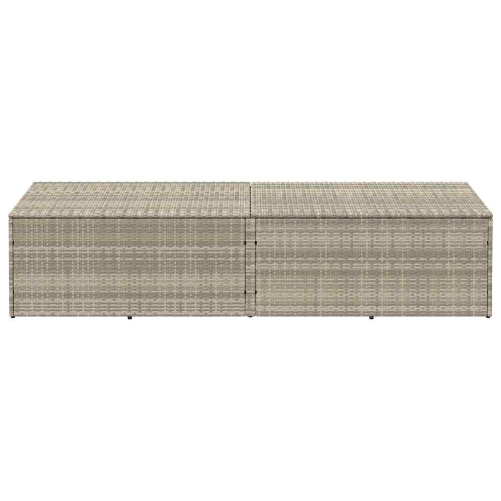 Garten-Auflagenbox Poly Rattan