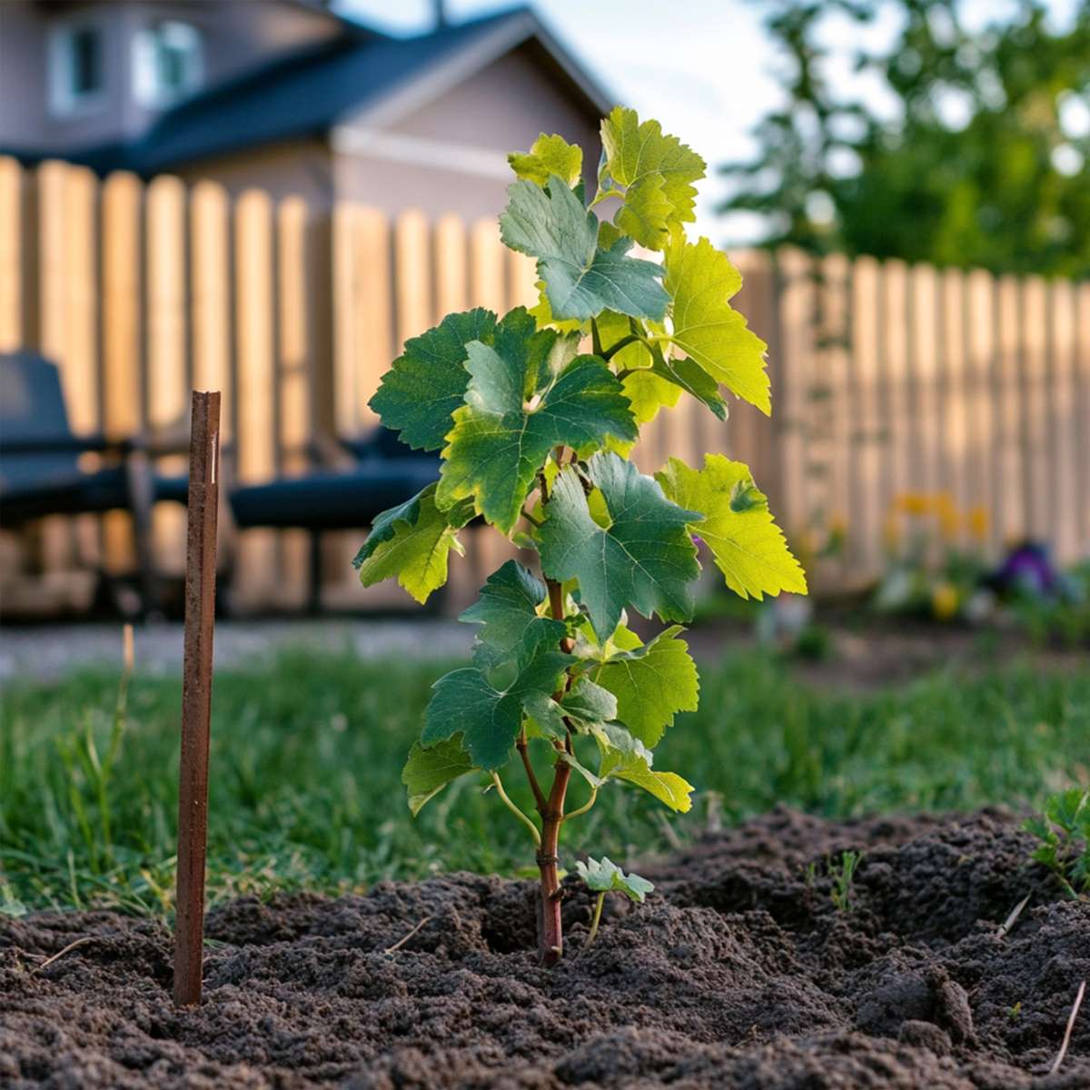 Florastore Traubenpflanze - 3 Stk - Vitis Vinifera 'Chardonnay' - Höhe 25-40Cm - ⌀9Cm