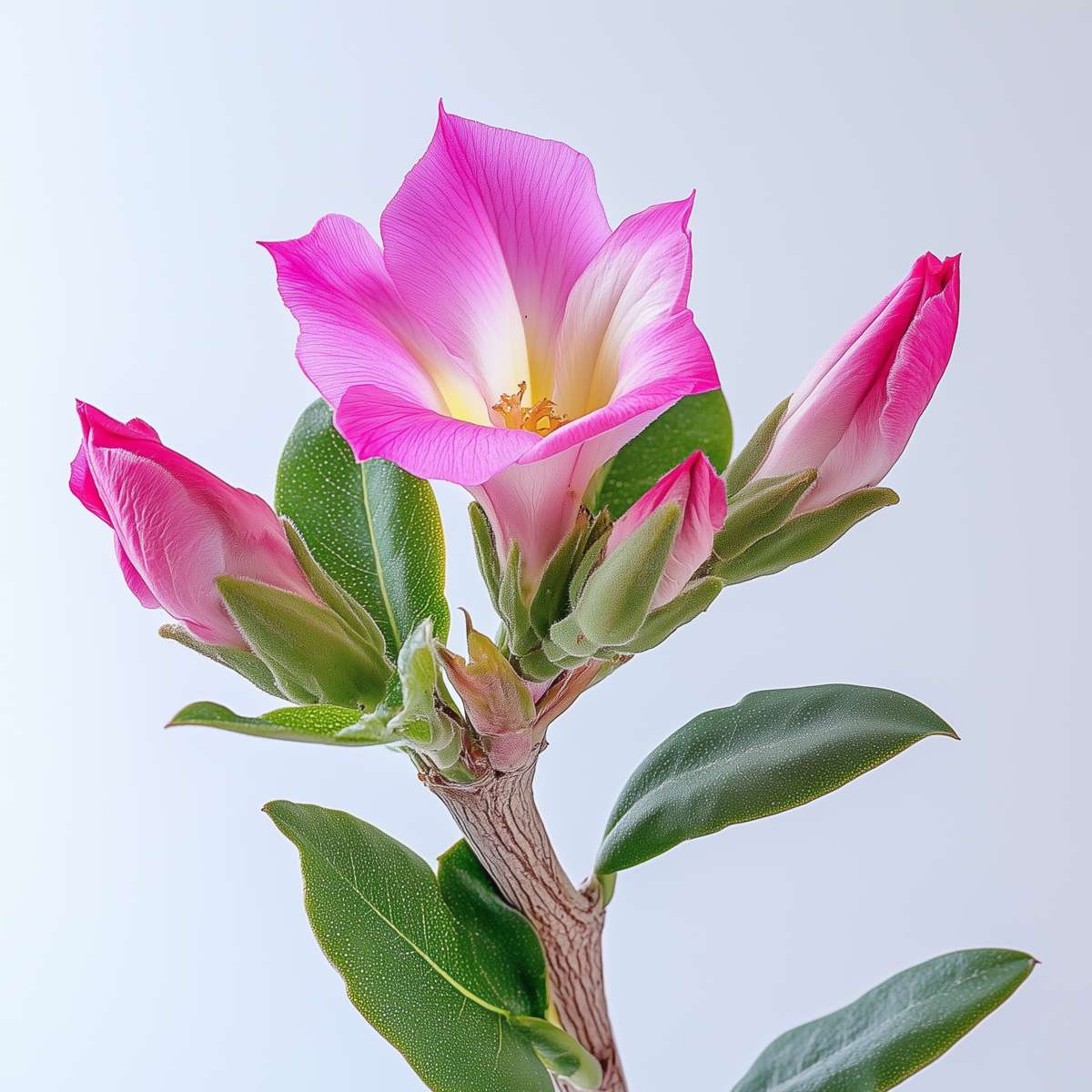 Florastore Wüstenrose - 4 Stk - Adenium Obesum - Höhe 25-40Cm - ⌀11Cm
