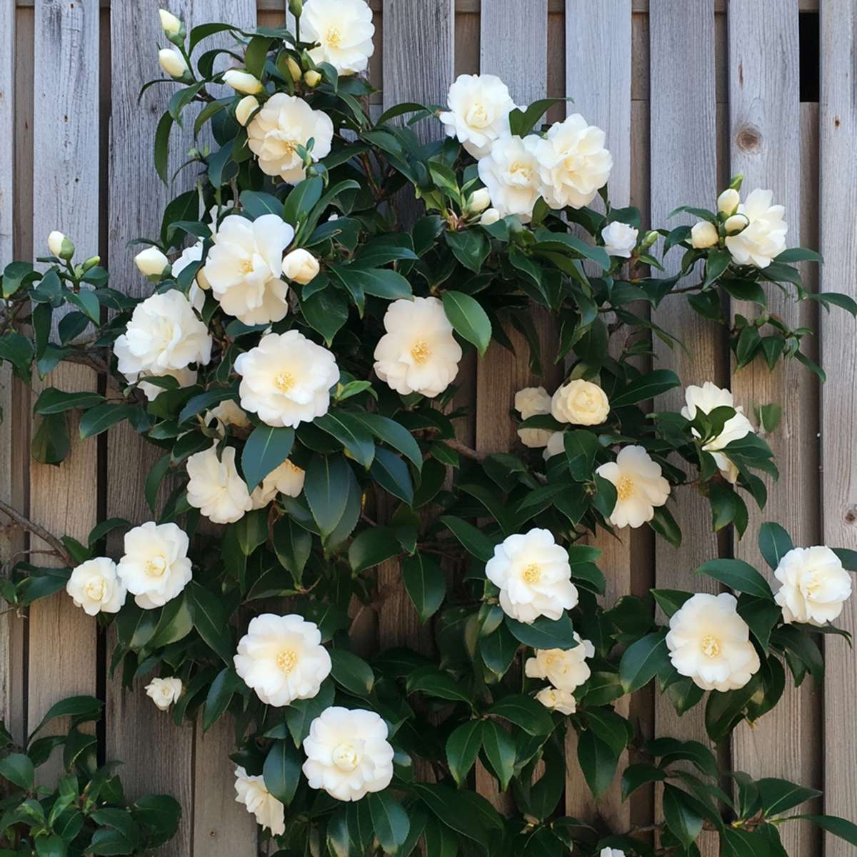 Florastore Japanische Rose - 3 Stk - Camellia Japonica - Höhe 25-40Cm - ⌀9Cm