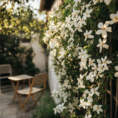 Florastore Jasmin - 6 Stk - Jasminum 'Officinale'  - Höhe 25-40Cm - ⌀9Cm
