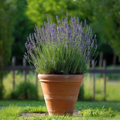 Florastore Lavendelpflanzen - 6 Stk - Lavandula Angustifolia - Höhe 10-15Cm - ⌀11Cm