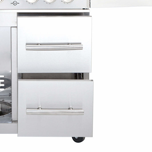ALLGRILL Schubladen-System re. für Modular CHEF L -Edelst.-
