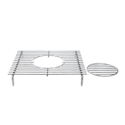 Edelstahl Geschirreinsatz (mit Loch) für Seitenkochfeld/-brenner für Allrounder Modular M/L, CHEF S/M/L/XL
