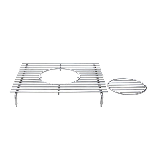 Edelstahl Geschirreinsatz (mit Loch) für Seitenkochfeld/-brenner für Allrounder Modular M/L, CHEF S/M/L/XL