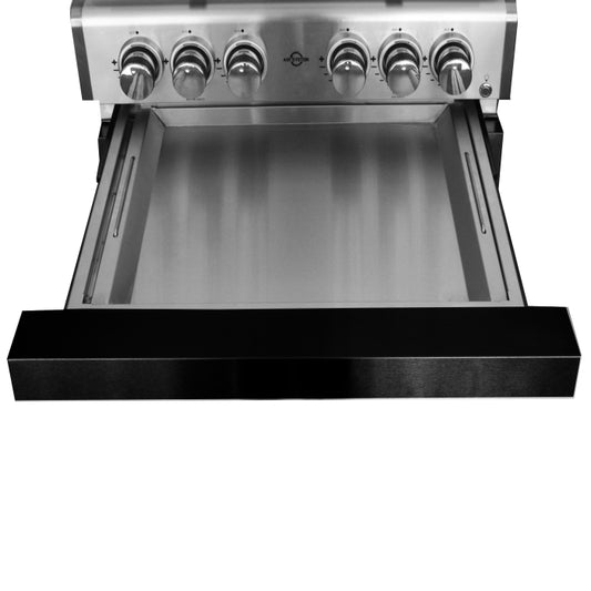 ALLGRILL Fettschublade für Modular CHEF L Black