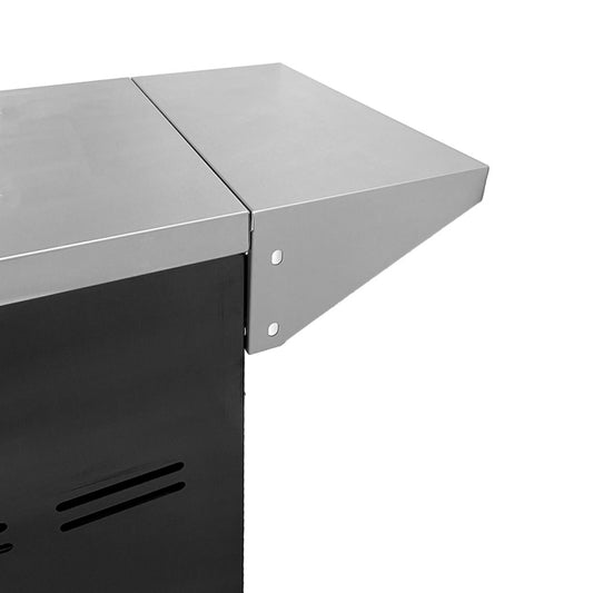 Edelstahl Wandanschlussblende für Spühlbeckenschrank
