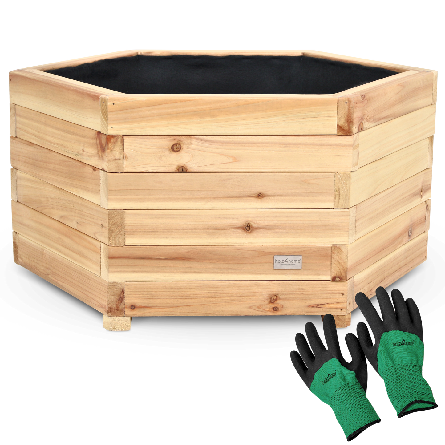 Outdoor Pflanzenkübel 6-eckig S/M/XL