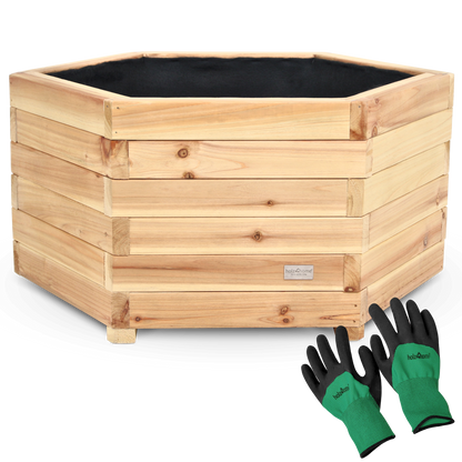 Outdoor Pflanzenkübel 6-eckig S/M/XL