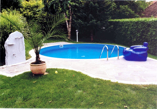 Rundbecken ALL INCLUSIVE SET SPLASH 500 x 120 cm | Innenhülle 0,5 mm | Blau
