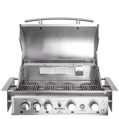 TOP-LINE - ALLGRILL CHEF L - BUILT-IN mit Air System Black