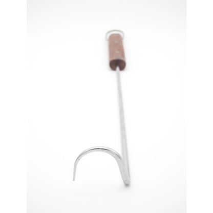 Grill- u. Fleischhaken mit Rosenholzgriff 47cm