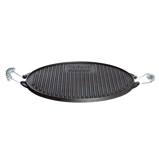 Grillplatte (Plancha) aus Gusseisen Light, Ø 25 cm