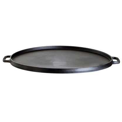 Grillplatte (Plancha) aus Gusseisen, Ø 30 cm
