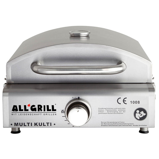 MULTI-KULTI ®, der multifunktionale Gasgrill -MIT ZÜNDSICHERUNG-