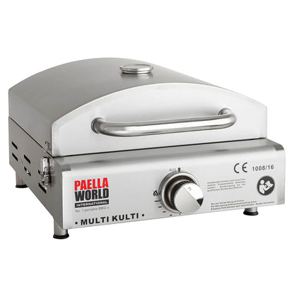 MULTI-KULTI ®, der multifunktionale Gasgrill -MIT ZÜNDSICHERUNG-