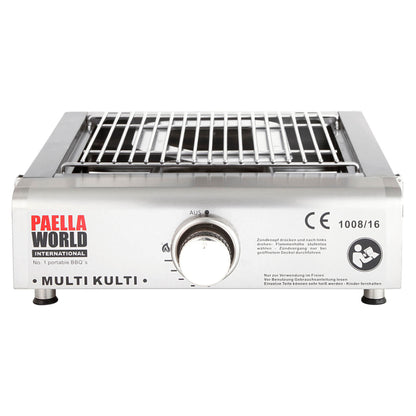 MULTI-KULTI ®, der multifunktionale Gasgrill -MIT ZÜNDSICHERUNG-