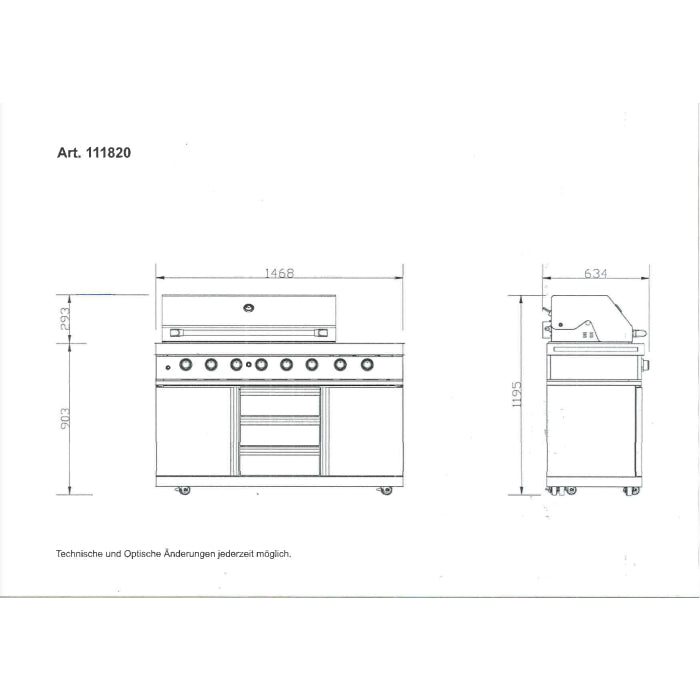 Outdoorküche-Küchensystem Ultra S1