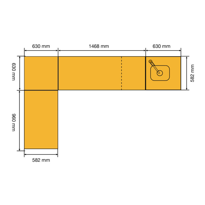 Outdoorküche-Küchensystem Ultra S7