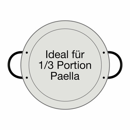 Paella-Pfanne Stahl poliert Ø 24 cm
