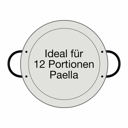 Paella-Pfanne Stahl poliert Ø 46 cm