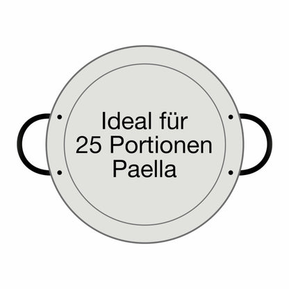 Paella-Pfanne Stahl poliert Ø 70 cm