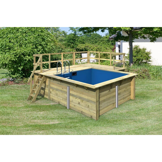 Erweiterung für Terrasse rechts/links für Holzpool Terrasse Ausführung Rechteckbecken